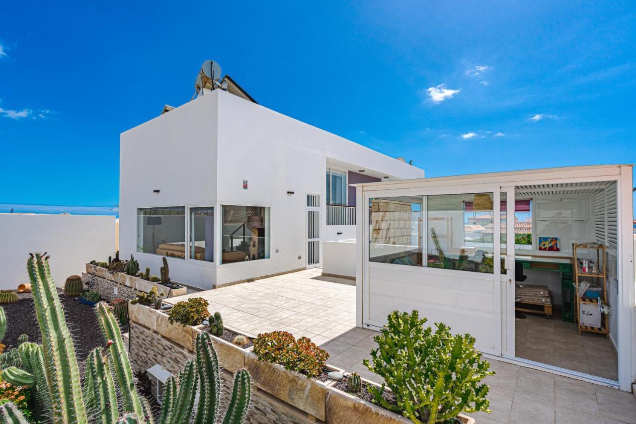 Modern 3Bdr Villa With Heated Pool El Médano Exterior foto