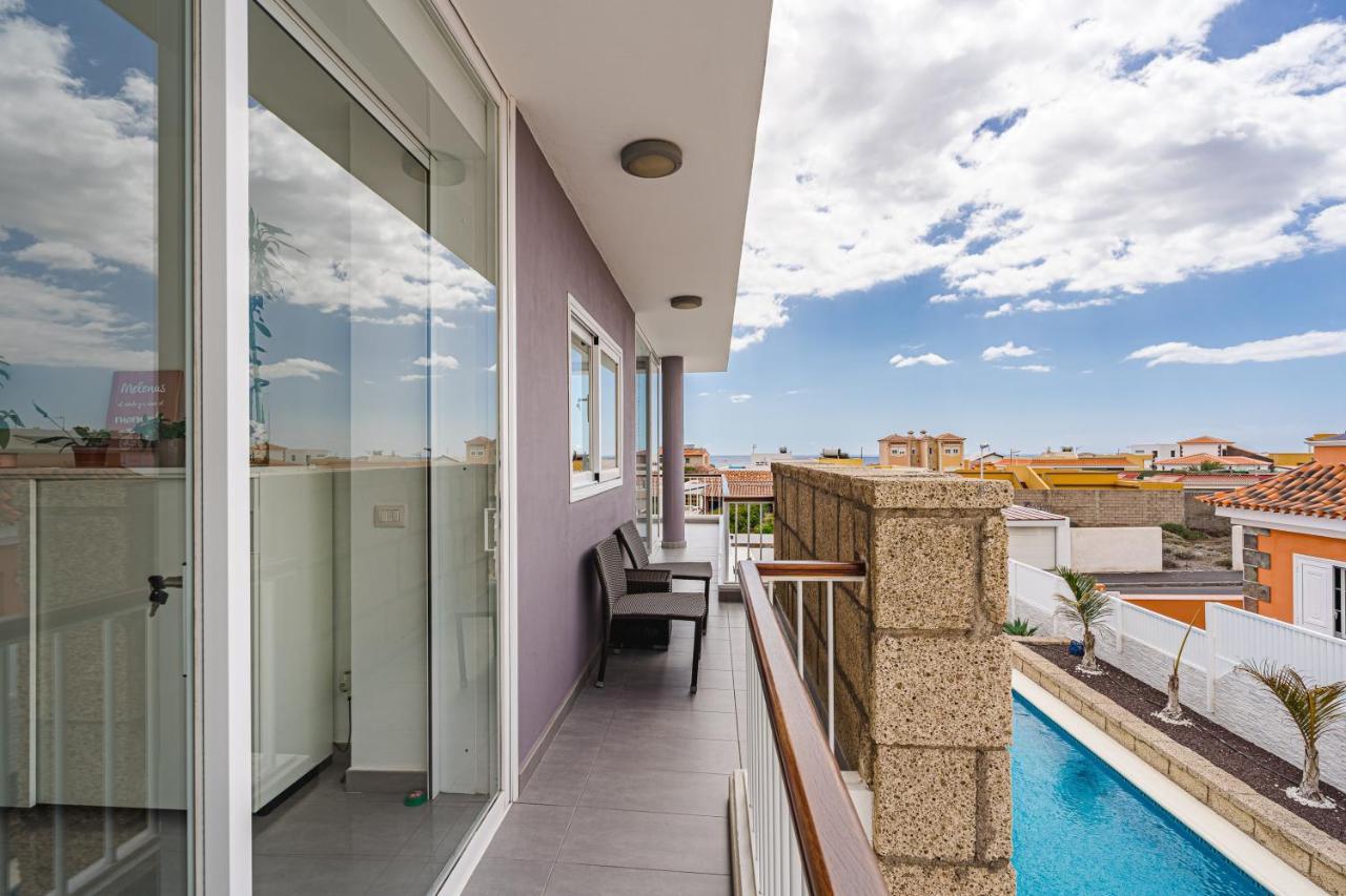 Modern 3Bdr Villa With Heated Pool El Médano Exterior foto
