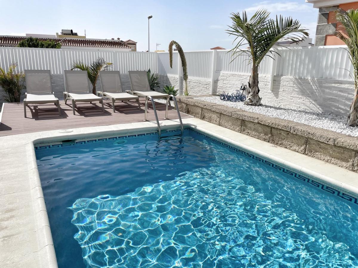 Modern 3Bdr Villa With Heated Pool El Médano Exterior foto