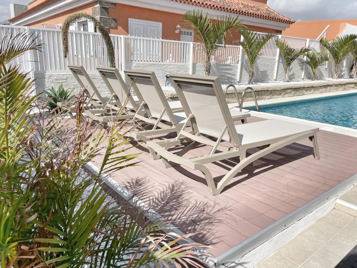 Modern 3Bdr Villa With Heated Pool El Médano Exterior foto