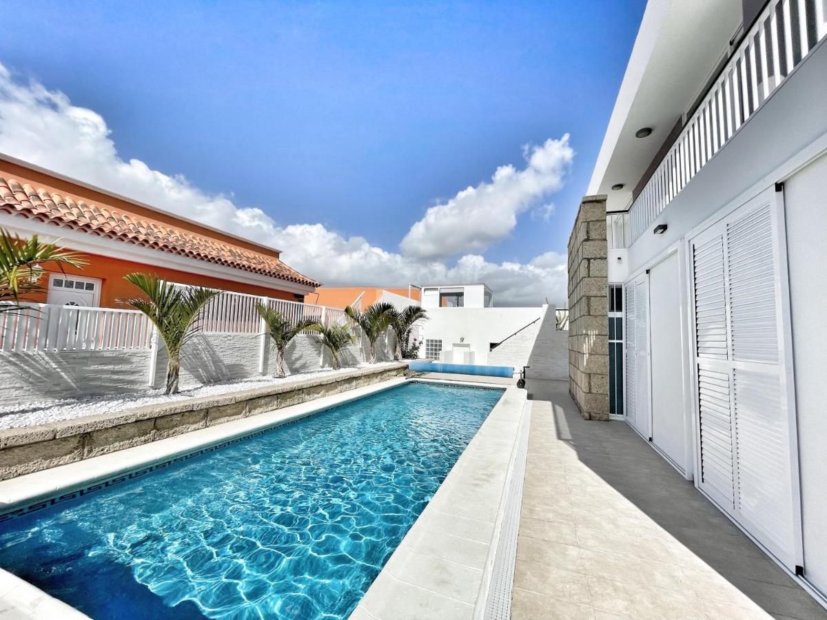 Modern 3Bdr Villa With Heated Pool El Médano Exterior foto